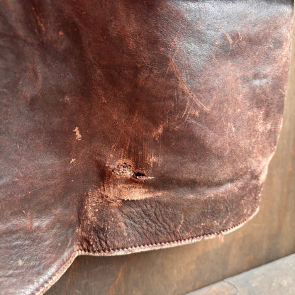 Vintage Distressed Leather Jacket