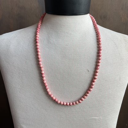 Rhodonite Beaded Necklace