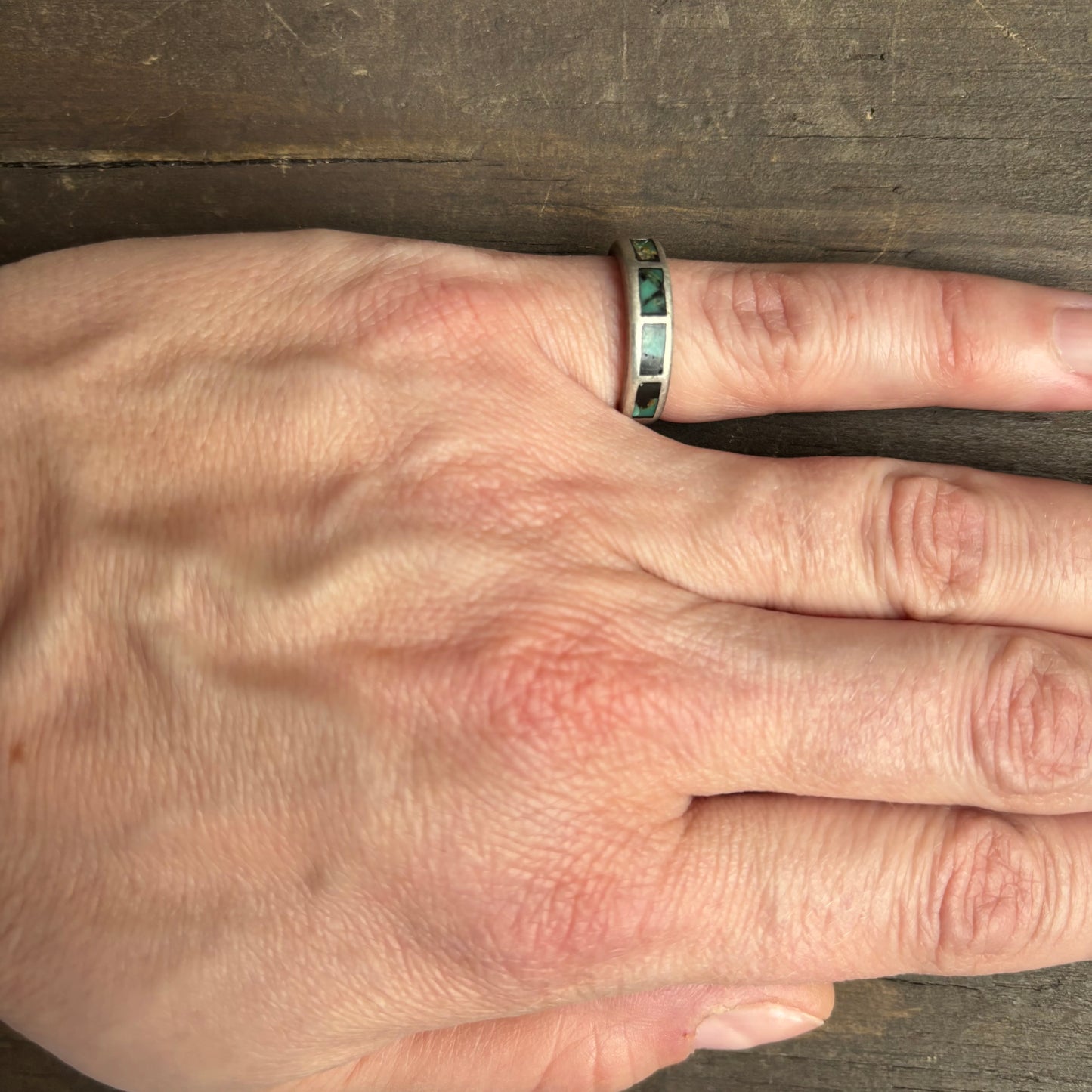 Four Stone Silver Ring