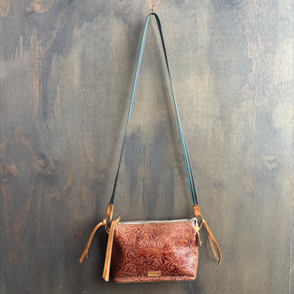 Consuela Tooled Leather Bag