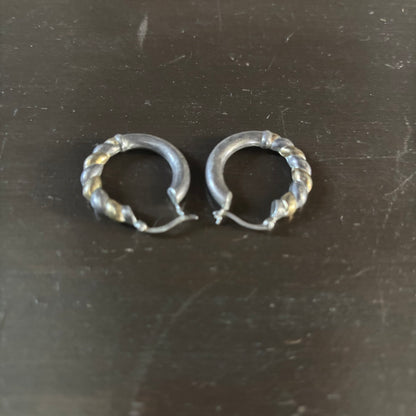 Twist Hoop Earrings