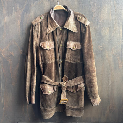 Reversible Brown Leather Jacket