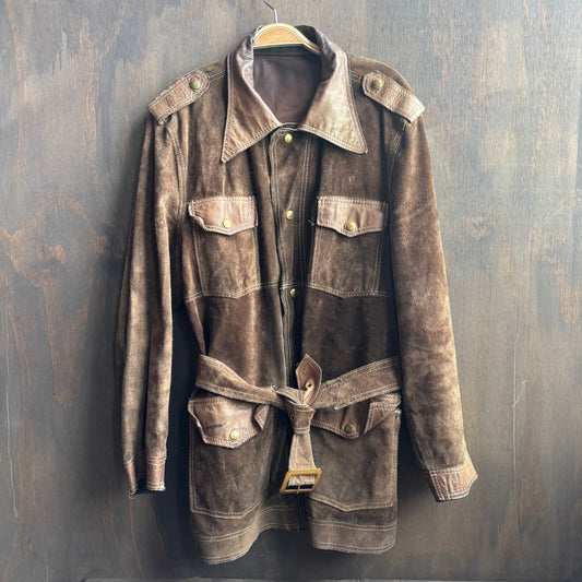 Reversible Brown Leather Jacket