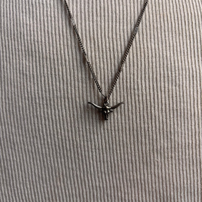 Longhorn Charm Necklace