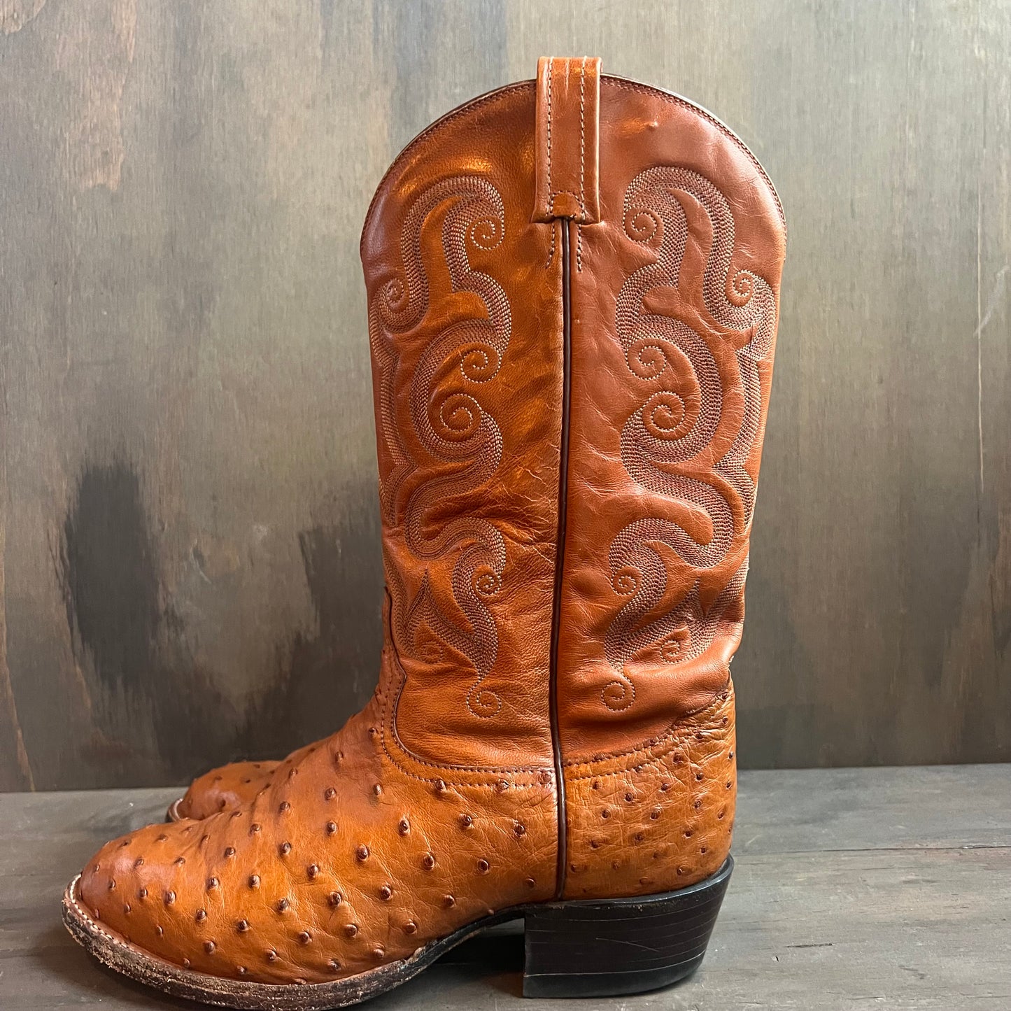 Tony Lama Ostrich Skin Boots