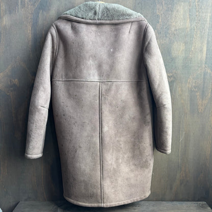 Lady Thompson Grey Shearling Coat