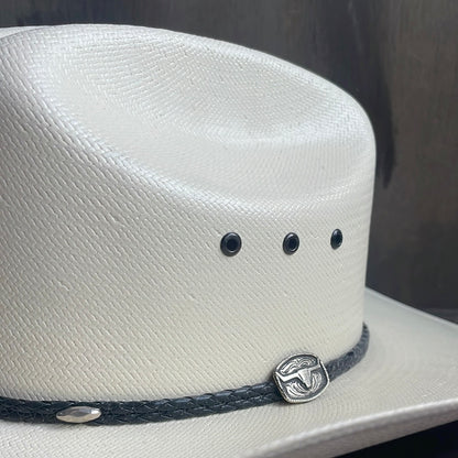 Sheplers White Rancher Straw Hat
