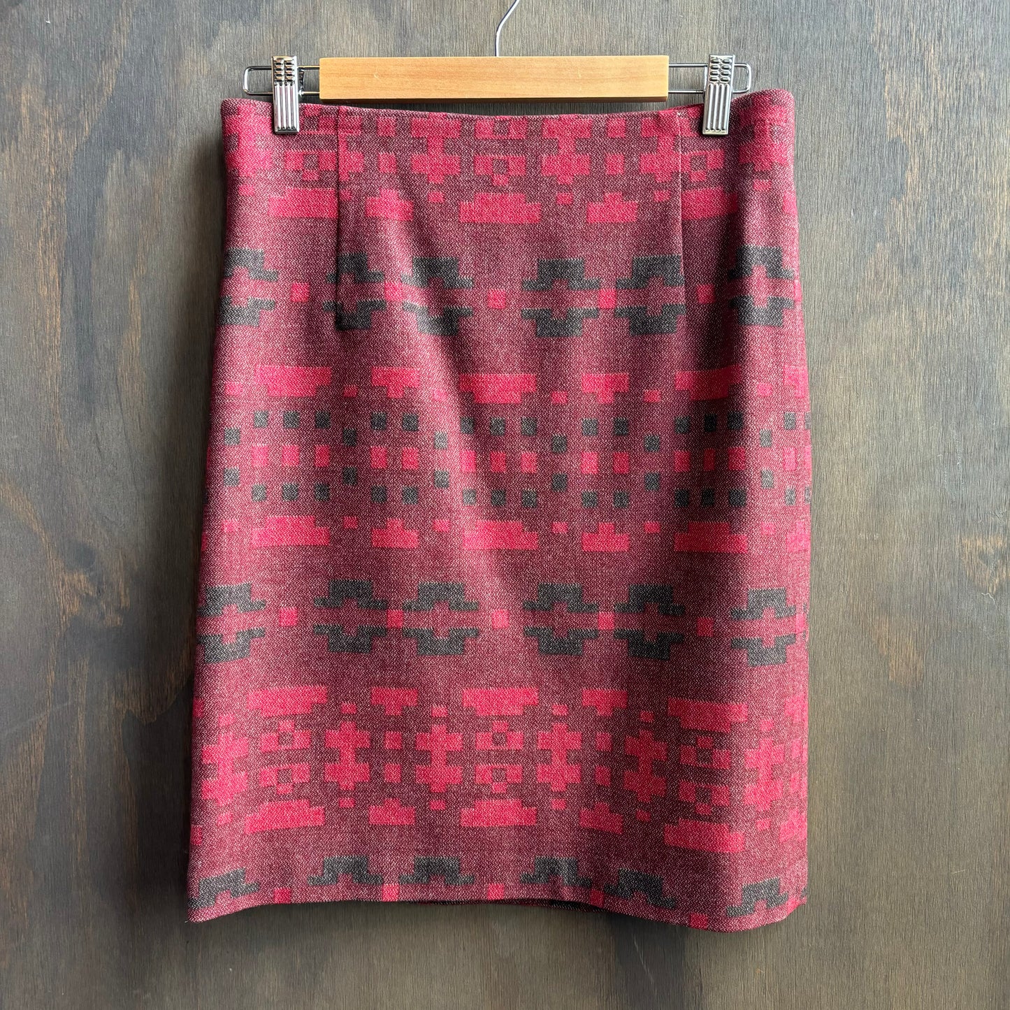 Pendleton Red Wool Skirt