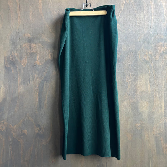 Vintage Green Knit Skirt