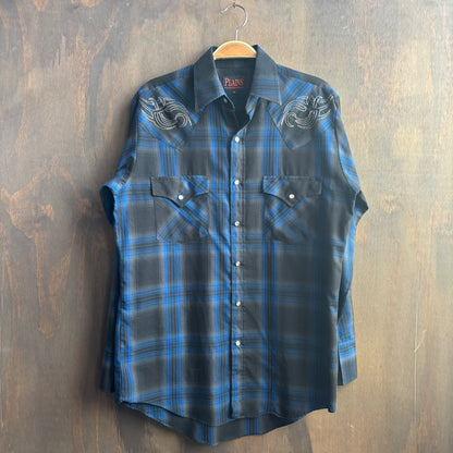 Plains Western Wear Plaid Pear Snap