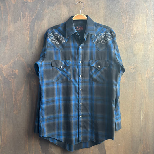 Plains Western Wear Plaid Pear Snap