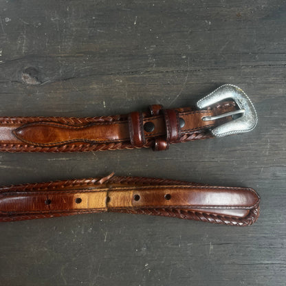 Resistol Brown Leather Belt