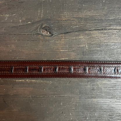 Valentino Club Dark Leather Belt