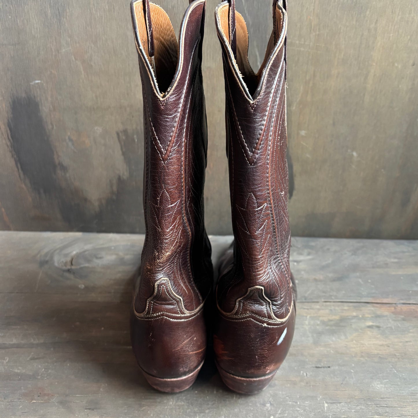 Lucchese Brown Leather Boots