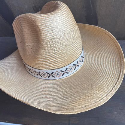 Eddy Bros Straw Hat with Decorative Band