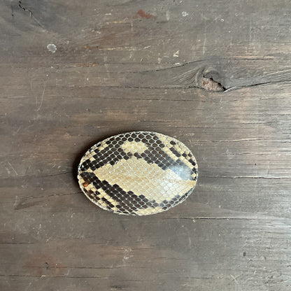 Snakeskin Belt Buckle