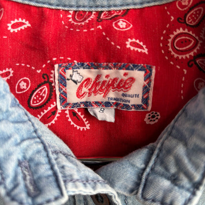 Miss Chipie Kids Denim Button Up