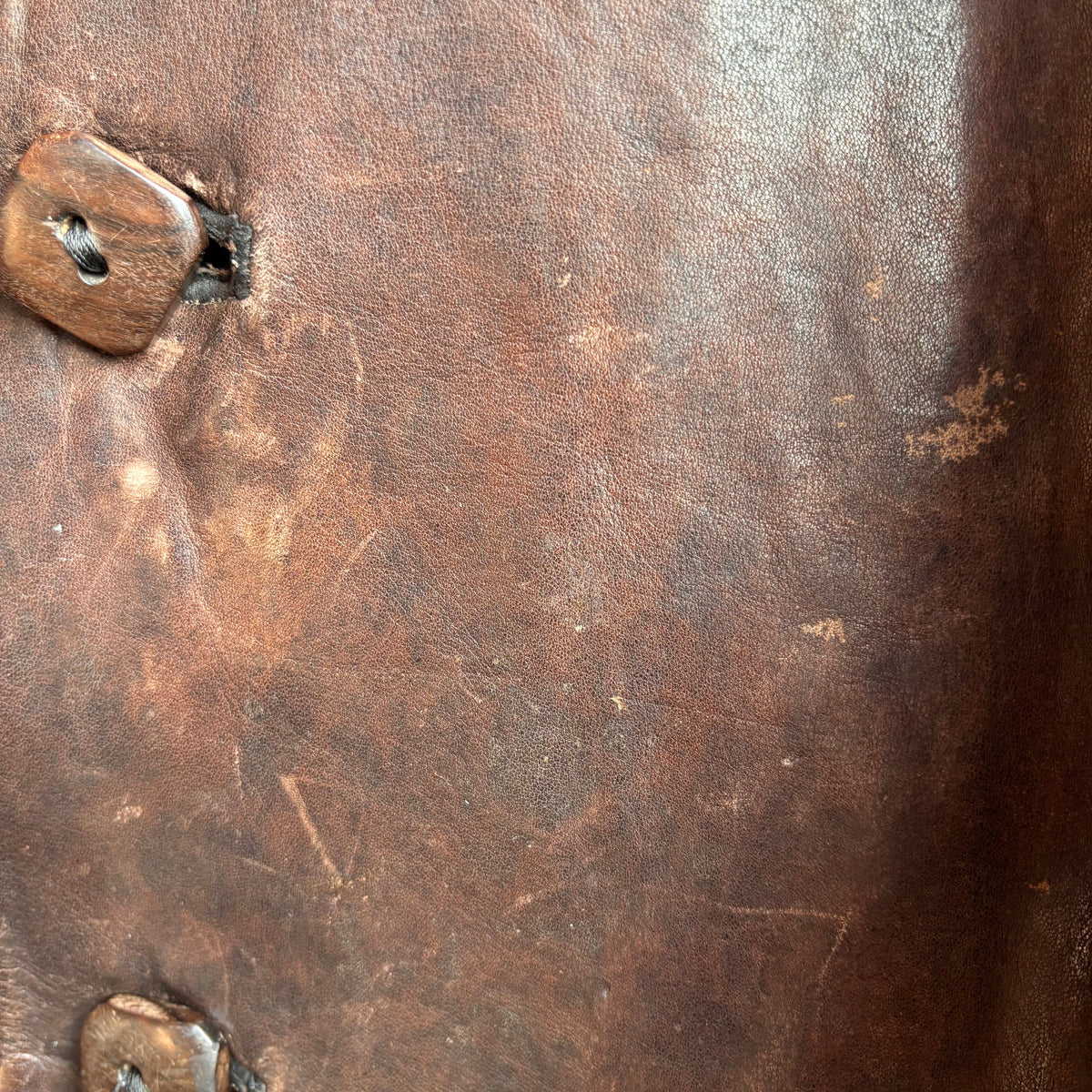 Vintage Distressed Leather Jacket