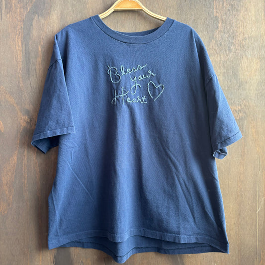 Custom Blue "Bless Your Heart" Tee Shirt