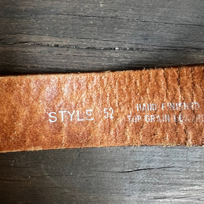 Penney’s Ranchcraft Tooled Leather Kids Belt