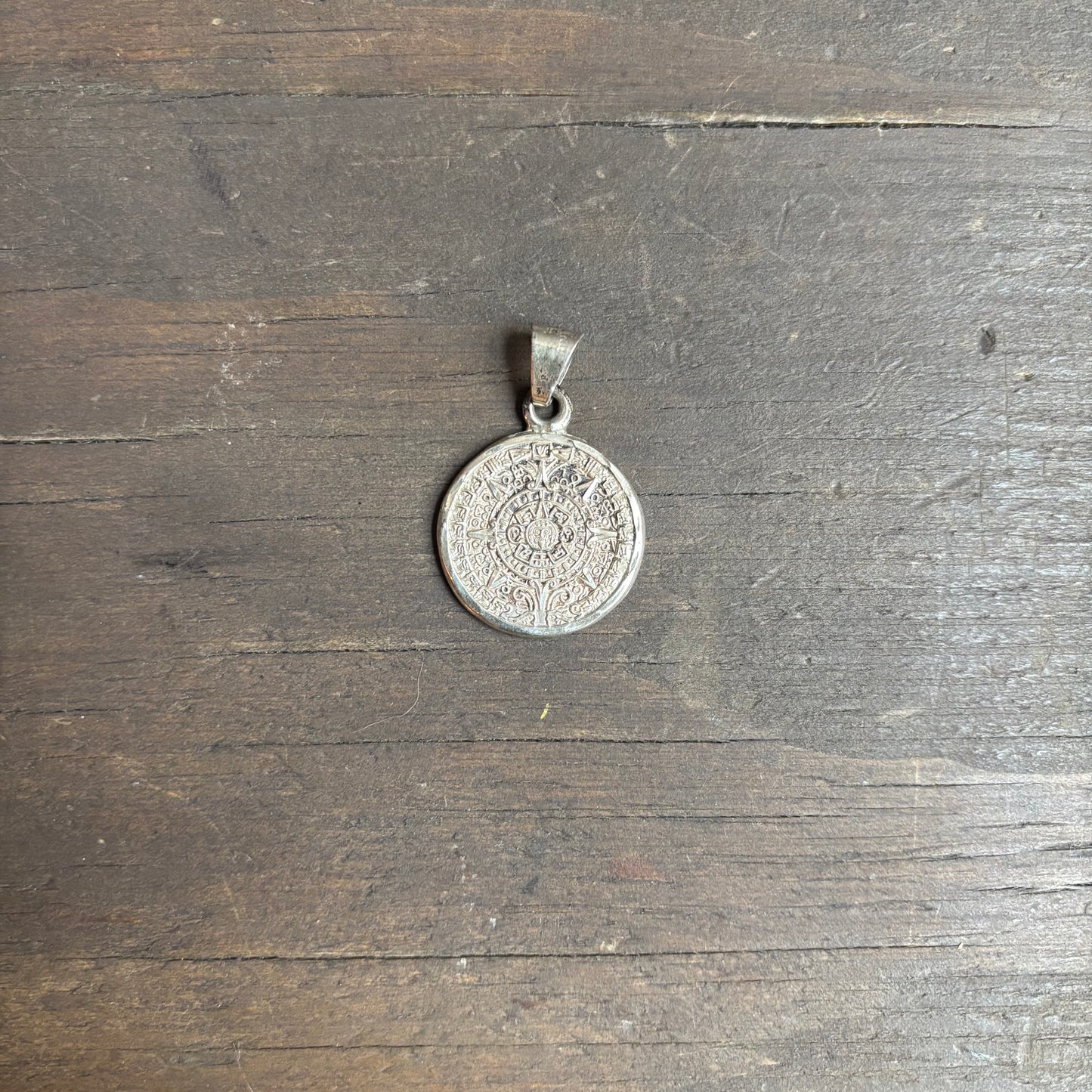 Silver and Turquoise Chip Horse Pendant