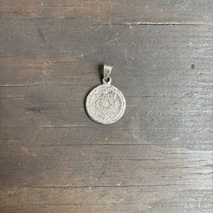 Silver and Turquoise Chip Horse Pendant