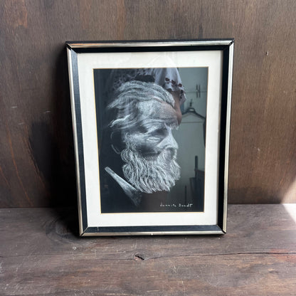 Juanita Arndt Framed Portrait Drawing