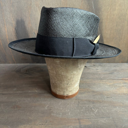 Custom Black Panama Hat