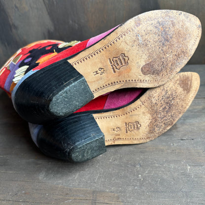 Zalo Multicolor Leather Boots