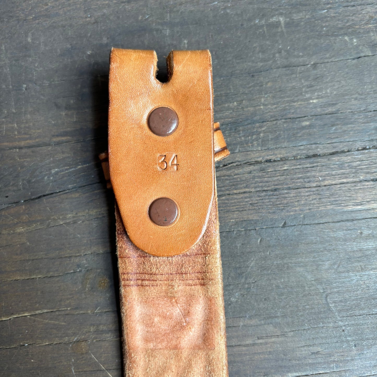 Rockmount Ranch Wear Tan Tooled Leather Belt