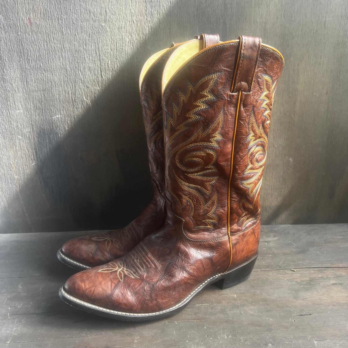 Justin Brown Cowboy Boots