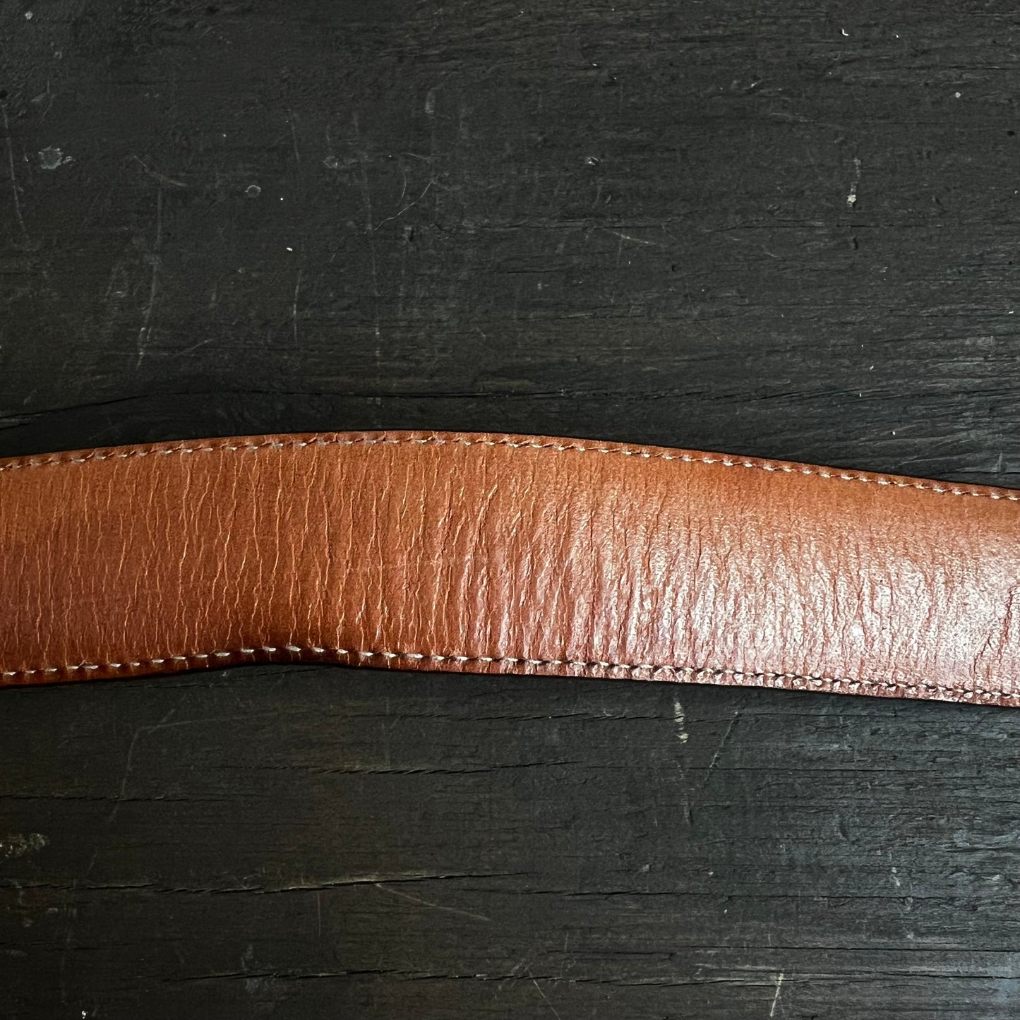 Martin Dingman Brown Leather Belt