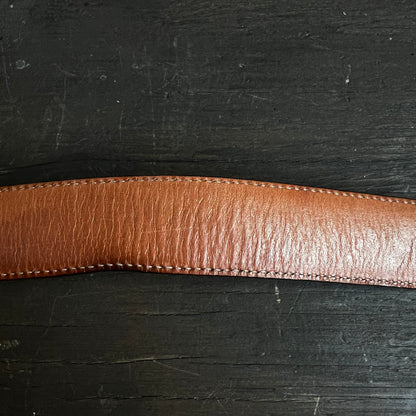 Martin Dingman Brown Leather Belt