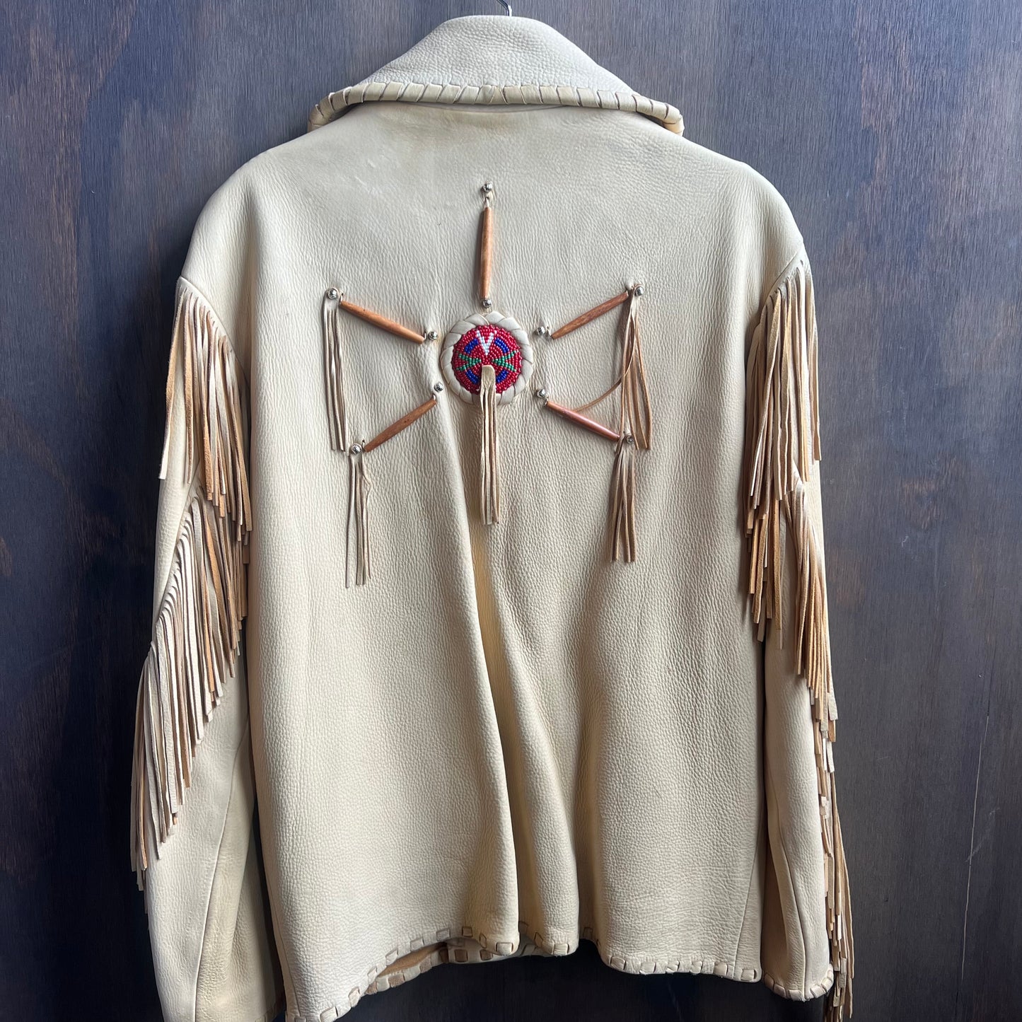 Custom Leather Fringe Jacket