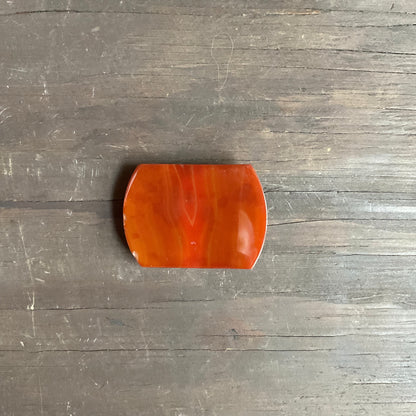 Red Agate Belt Buckle