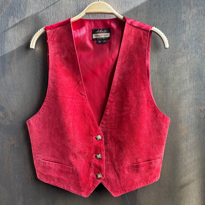 Red Suede Vest
