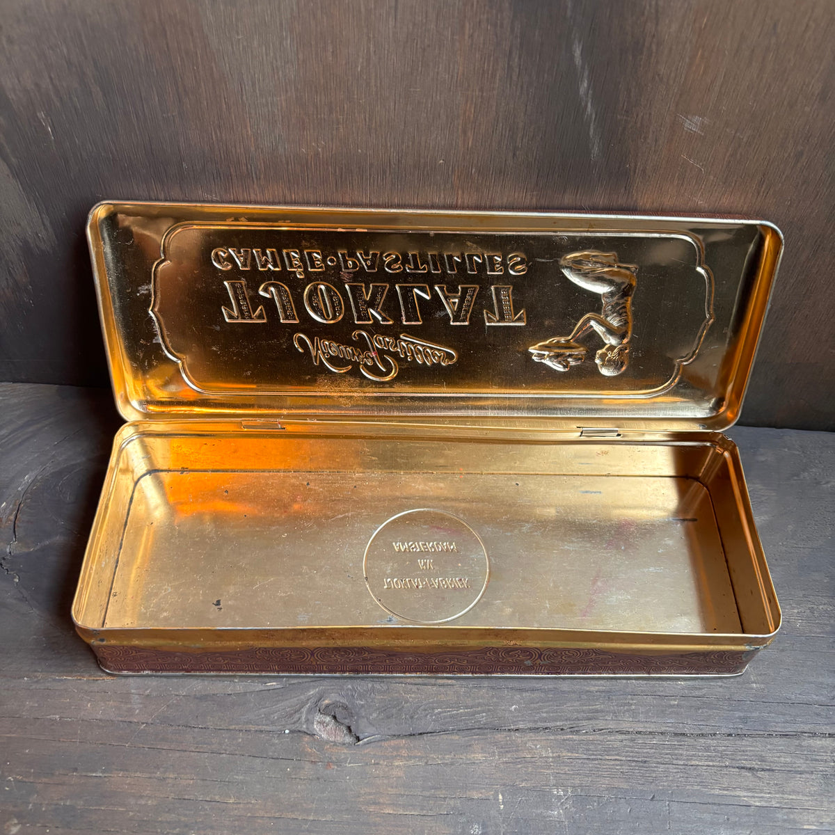 Vintage Gold Chocolate Box