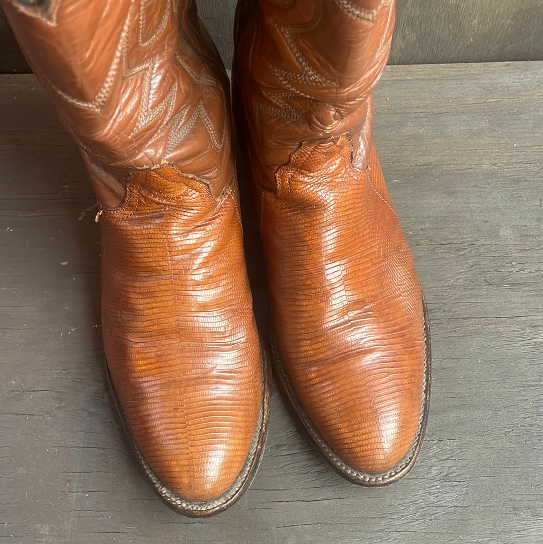 Plainsman Tan Cowboy Boots