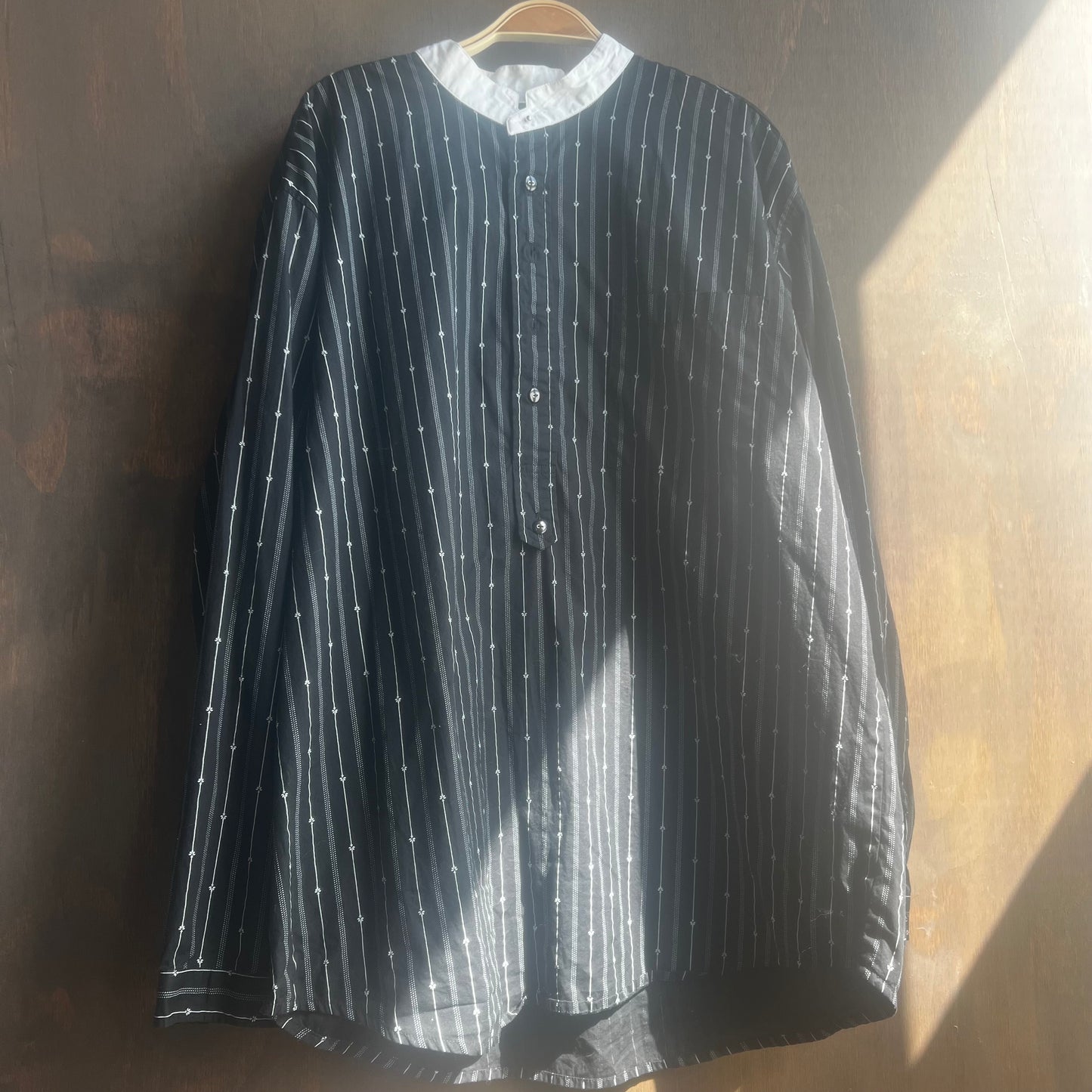 Black and White Scully Shirt