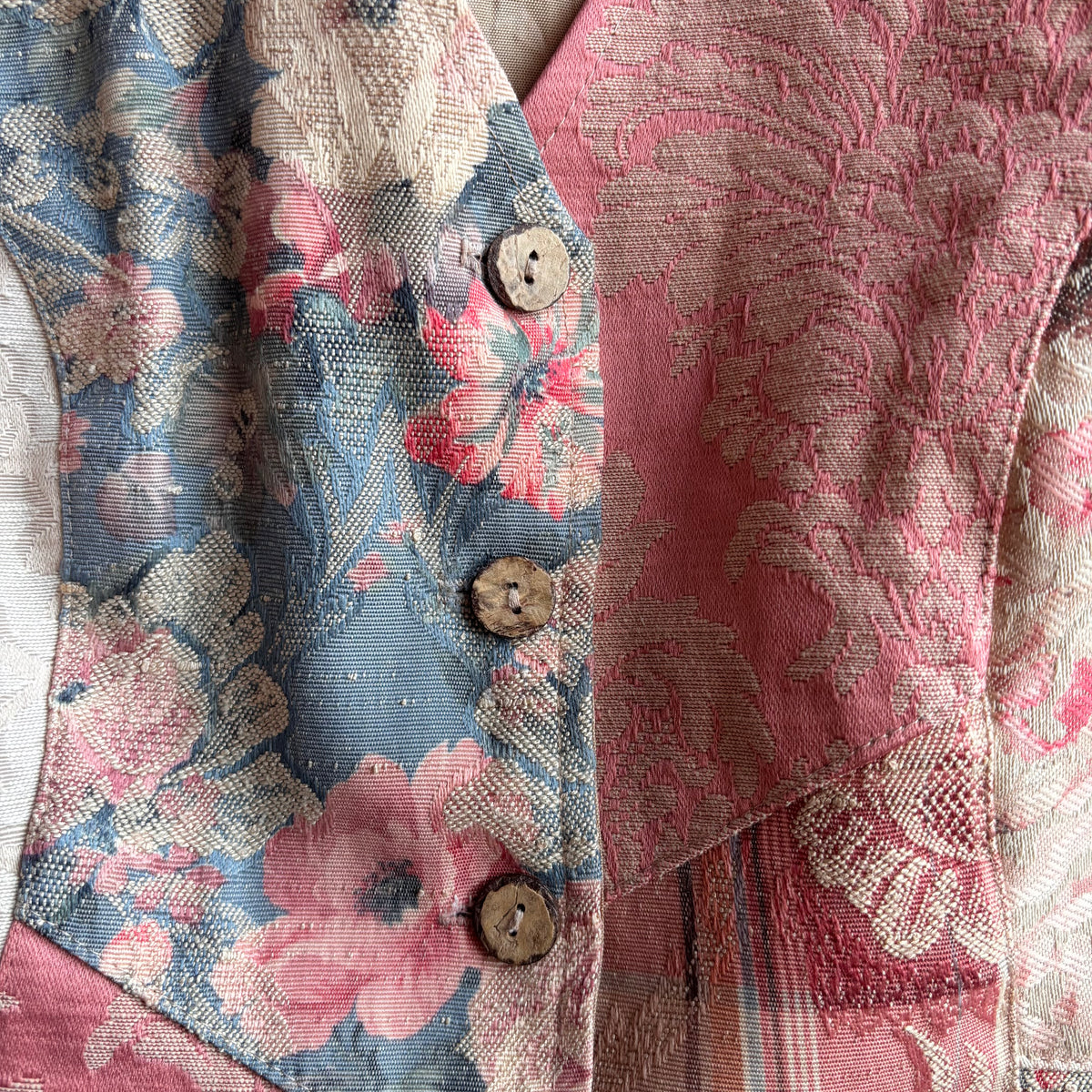 Vintage Floral Patchwork Vest