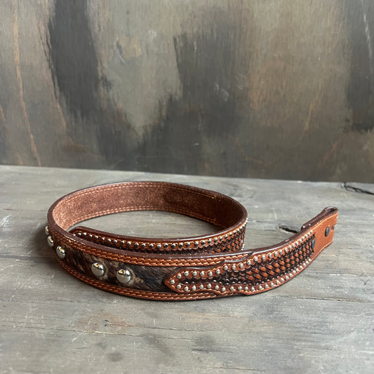 Ranger Belt Company Tooled Leather Belt