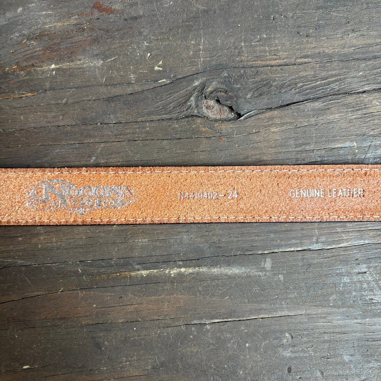 Kids Nocona Tooled Leather Belt with Bull Rider Buckle