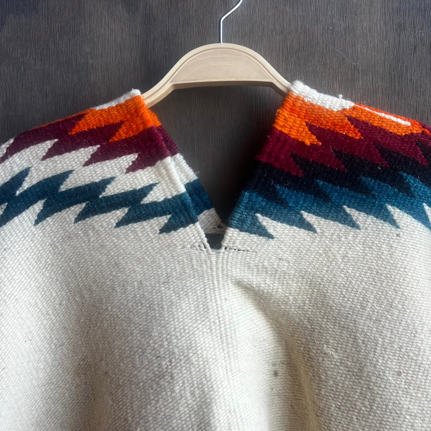 Western Wool Poncho