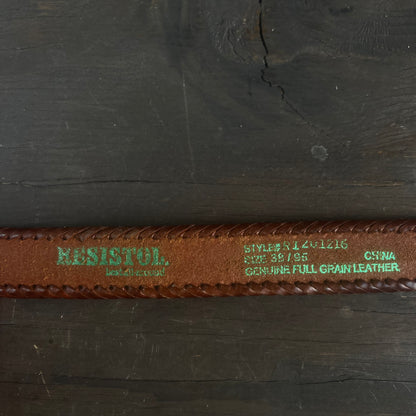 Resistol Brown Leather Belt