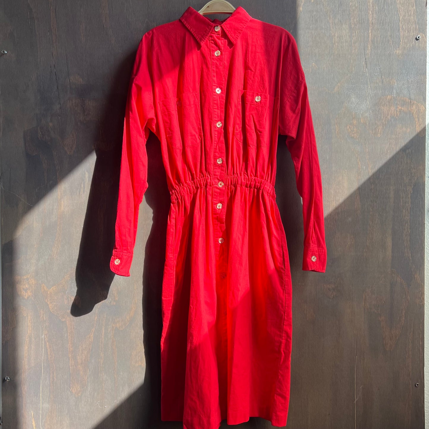 Vintage Ivy Red Dress