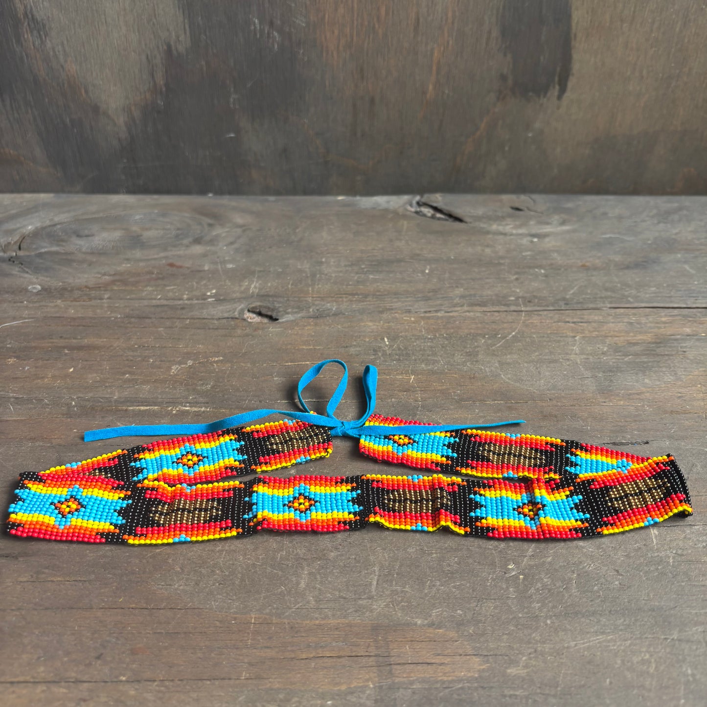 Colorful Beaded Hat Band