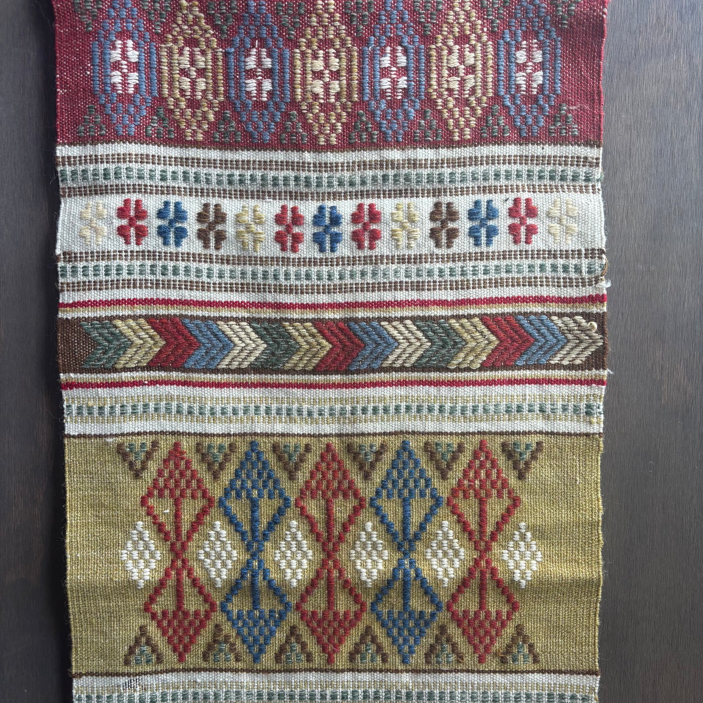 Woven Multi-Color Table Runner