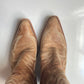 Justin’s Tan Tall Boots with Embroidery