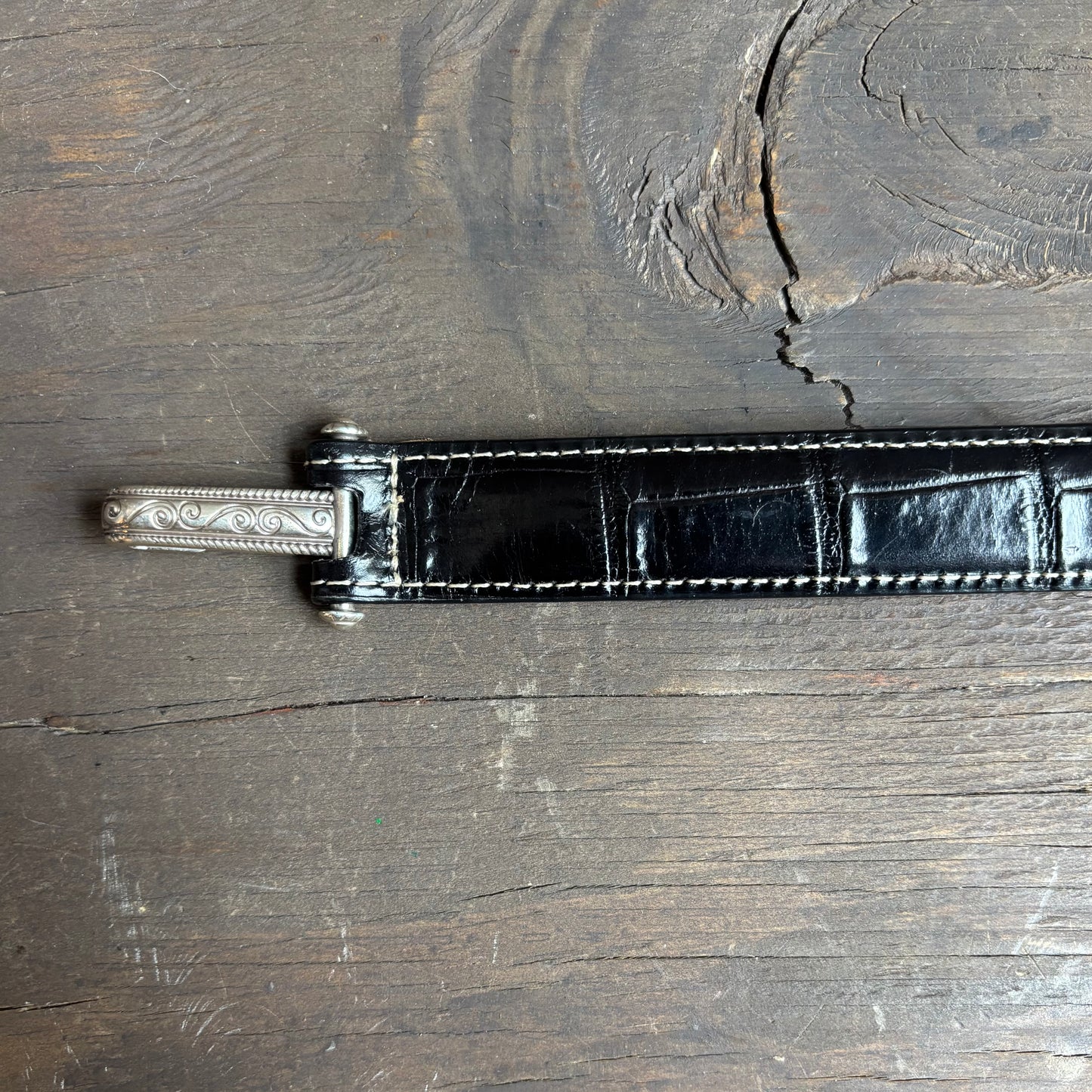 Brighton Black Hook Belt