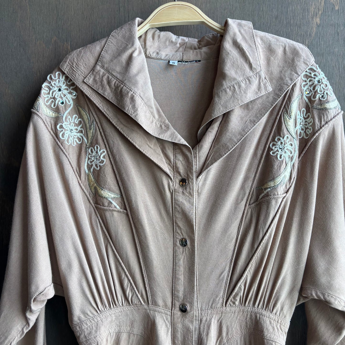 Vintage Beige Jumpsuit